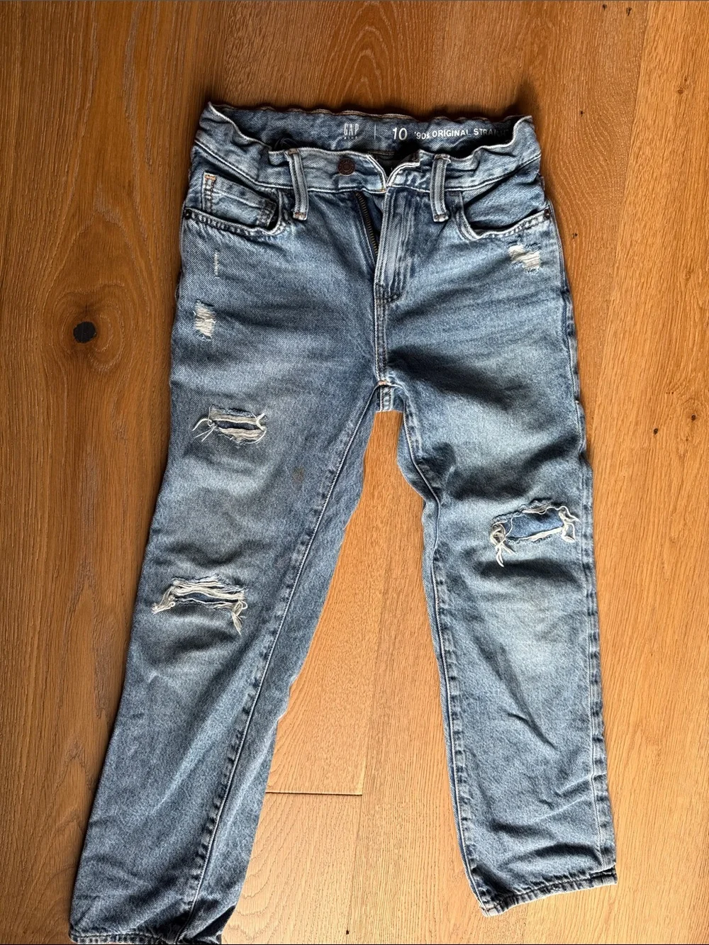 GAP Kids Distressed Light Blue Jeans 90ms Original